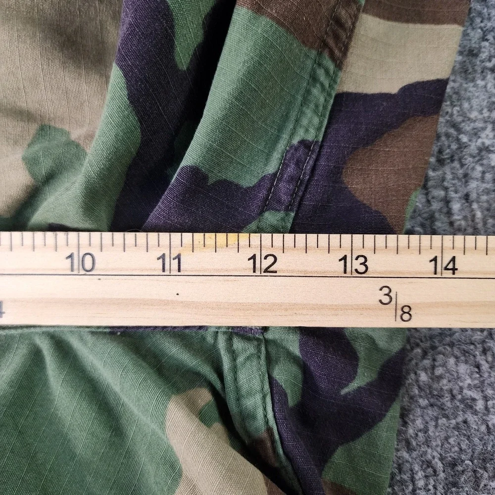 Vtg 90s US Army M81 Woodland Camo BDU Cargo Snap Fly Pants Mens Small Long 31x33